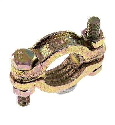 Malleable Cast Iron Hose Clamp 32-40 mm Twist Claw Coupling DIN 20039A [2 Pieces]