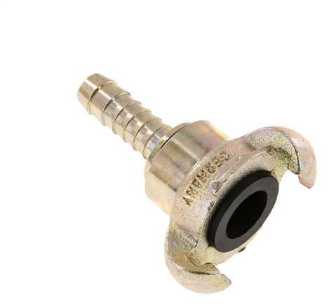 Cast Iron DN 10 DIN 3489 Twist Claw Coupling 13 mm (1/2'') Hose Barb Rotary