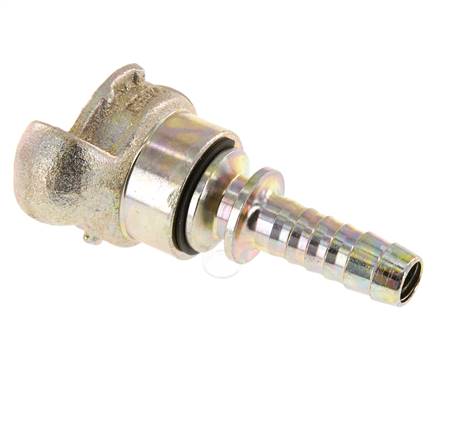 Cast Iron DN 10 DIN 3489 Twist Claw Coupling 25 mm (1'') Hose Barb Rotary Collar