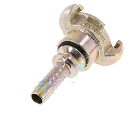 Cast Iron DN 10 DIN 3489 Twist Claw Coupling 25 mm (1'') Hose Barb Rotary Collar