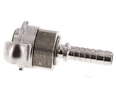 Stainless Steel DN 10 DIN 3238 Twist Claw Coupling 13 mm (1/2'') Hose Barb