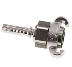 Stainless Steel DN 10 DIN 3238 Twist Claw Coupling 13 mm (1/2'') Hose Barb