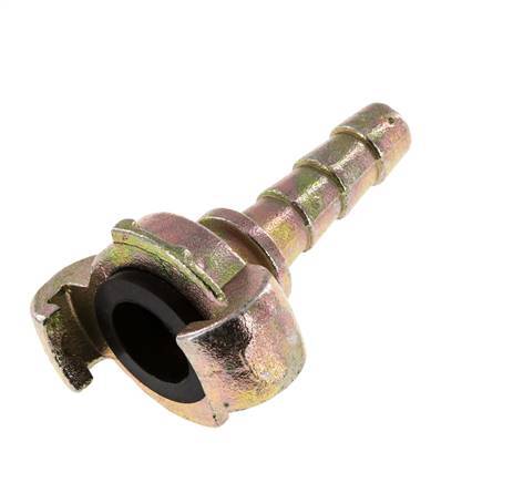 Cast Iron DN 8.5 DIN 3489 Twist Claw Coupling 13 mm (1/2'') Hose Barb Collar