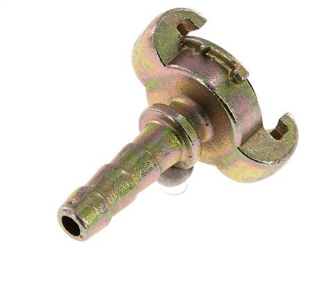Cast Iron DN 8.5 DIN 3489 Twist Claw Coupling 13 mm (1/2'') Hose Barb Collar