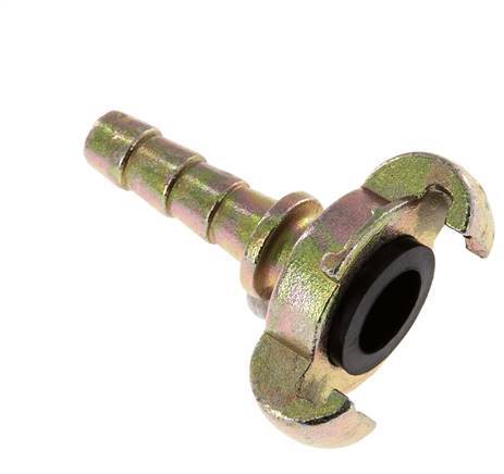 Cast Iron DN 8.5 DIN 3489 Twist Claw Coupling 13 mm (1/2'') Hose Barb Collar