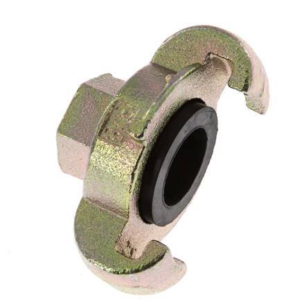 Cast Iron DN 15 DIN 3489 Twist Claw Coupling Rp 3/8'' Female