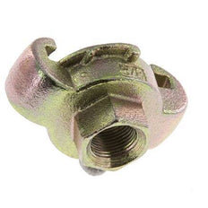 Cast Iron DN 15 DIN 3489 Twist Claw Coupling Rp 3/8'' Female