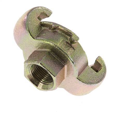 Cast Iron DN 15 DIN 3489 Twist Claw Coupling Rp 3/8'' Female