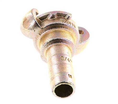 Cast Iron DN 15 DIN 3489 Twist Claw Coupling 19 mm (3/4'') Hose Barb