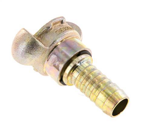 Cast Iron DN 15 DIN 3489 Twist Claw Coupling 19 mm (3/4'') Hose Barb Rotary