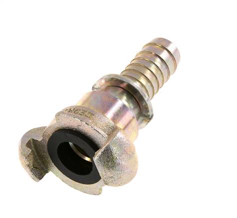 Cast Iron DN 15 DIN 3489 Twist Claw Coupling 19 mm (3/4'') Hose Barb Rotary Collar