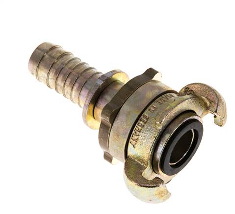 Cast Iron DN 15 DIN 3238 Twist Claw Coupling 19 mm (3/4'') Hose Barb Collar