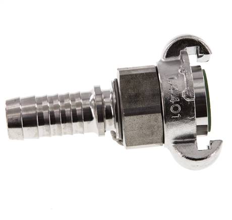 Stainless Steel DN 15 DIN 3238 Twist Claw Coupling 19 mm (3/4'') Hose Barb