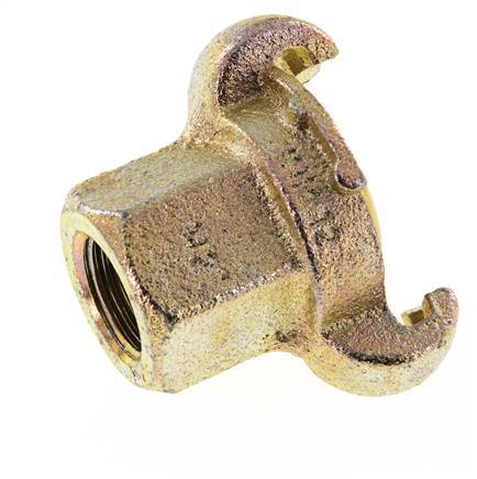 Cast Iron DN 17 DIN 3489 Twist Claw Coupling Rp 1/2'' Female