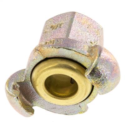 Cast Iron DN 17 DIN 3489 Twist Claw Coupling Rp 3/4'' Female