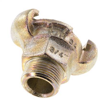 Cast Iron DN 17 DIN 3489 Twist Claw Coupling G 3/4'' Male