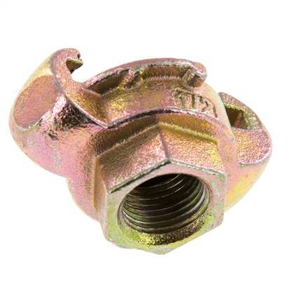 Cast Iron DN 19 DIN 3489 Twist Claw Coupling Rp 1/2'' Female