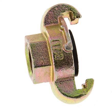 Cast Iron DN 19 DIN 3489 Twist Claw Coupling Rp 1/2'' Female
