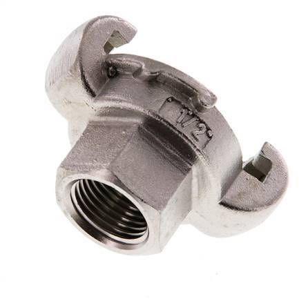 Stainless Steel DN 19 DIN 3489 Twist Claw Coupling Rp 1/2'' Female