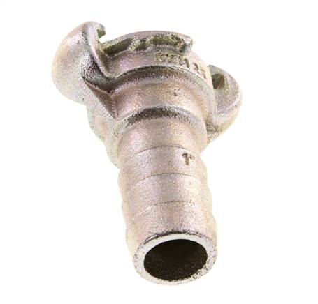 Cast Iron DN 19 DIN 3489 Twist Claw Coupling 25 mm (1'') Hose Barb