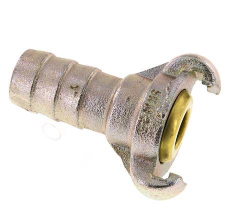 Cast Iron DN 19 DIN 3489 Twist Claw Coupling 25 mm (1'') Hose Barb