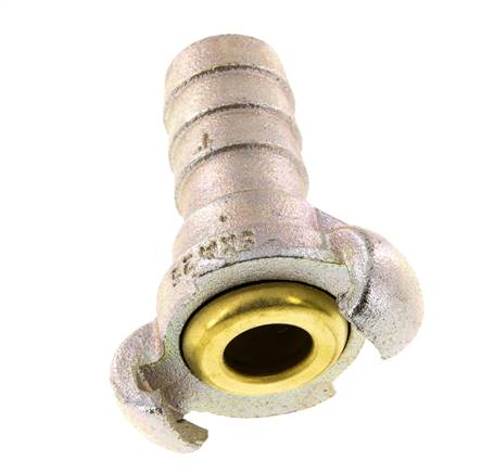 Cast Iron DN 19 DIN 3489 Twist Claw Coupling 25 mm (1'') Hose Barb