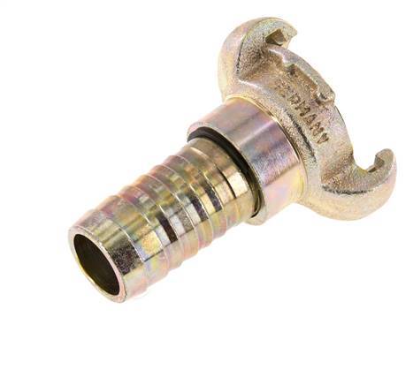 Cast Iron DN 19 DIN 3489 Twist Claw Coupling 25 mm (1'') Hose Barb Rotary
