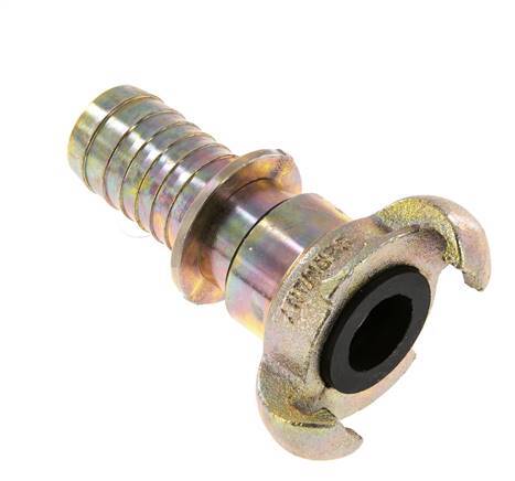 Cast Iron DN 19 DIN 3489 Twist Claw Coupling 13 mm (1/2'') Hose Barb Rotary Collar