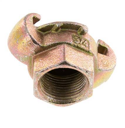 Cast Iron DN 20 DIN 3489 Twist Claw Coupling Rp 3/4'' Female