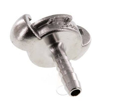 Stainless Steel DN 6.5 DIN 3489 Twist Claw Coupling 10 mm Hose Barb