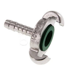 Stainless Steel DN 6.5 DIN 3489 Twist Claw Coupling 10 mm Hose Barb