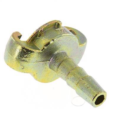 Cast Iron DN 8.5 DIN 3489 Twist Claw Coupling 13 mm (1/2'') Hose Barb