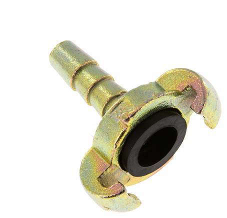 Cast Iron DN 8.5 DIN 3489 Twist Claw Coupling 13 mm (1/2'') Hose Barb