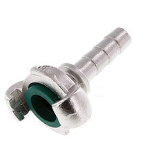 Stainless Steel DN 9 DIN 3489 Twist Claw Coupling 13 mm (1/2'') Hose Barb