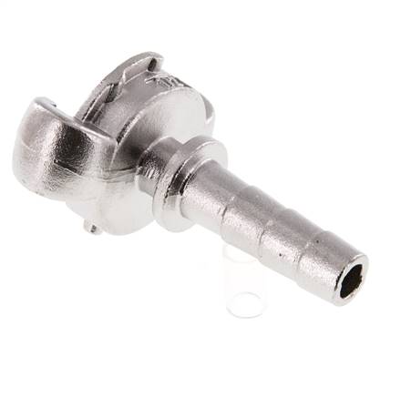 Stainless Steel DN 9 DIN 3489 Twist Claw Coupling 13 mm (1/2'') Hose Barb