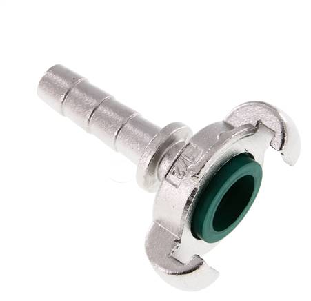 Stainless Steel DN 9 DIN 3489 Twist Claw Coupling 13 mm (1/2'') Hose Barb