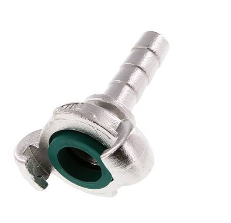 Stainless Steel DN 9 DIN 3489 Twist Claw Coupling 13 mm (1/2'') Hose Barb