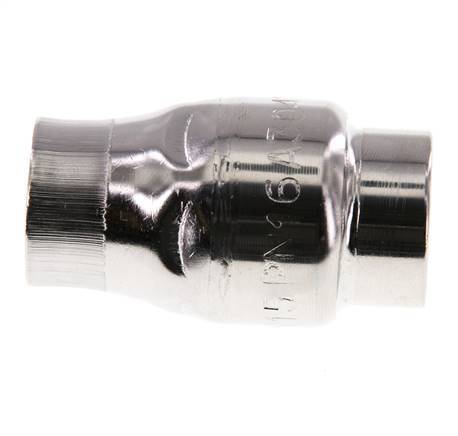 G1/2'' Stainless Steel 304 Check Valve FKM (Light Spring) 0.03-16bar - CLIS3E