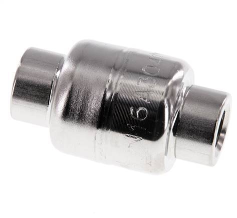 G1/4'' Stainless Steel 304 Check Valve FKM (Light Spring) 0.03-16bar - CLIS3E