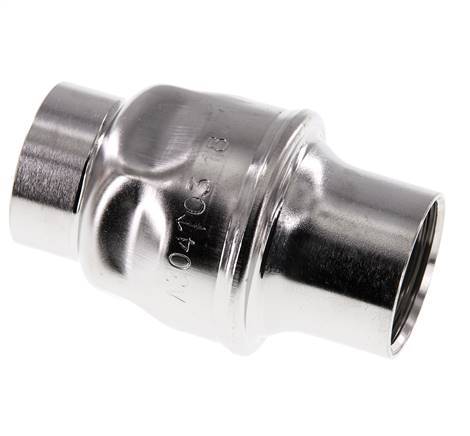 G1'' Stainless Steel 304 Check Valve FKM (Light Spring) 0.03-16bar - CLIS3E