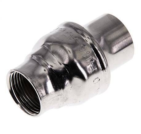 G3/4'' Stainless Steel 316 Check Valve FKM 0.03-16bar (0.44-232psi) - NSF ANSI 61 - Reinforced pin [8 Pieces]