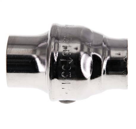 G3/4'' Stainless Steel 316 Check Valve FKM 0.03-16bar (0.44-232psi) - NSF ANSI 61 - Reinforced pin [8 Pieces]