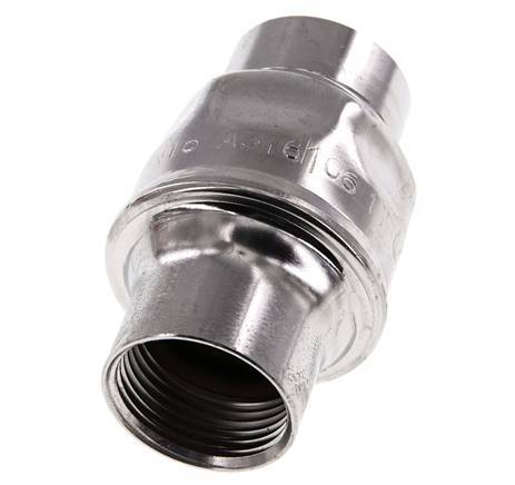 G1'' Stainless Steel 316 Check Valve FKM 0.03-16bar (0.44-232psi) - NSF ANSI 61 - Reinforced pin [8 Pieces]