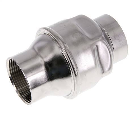 G1 1/2'' Stainless Steel 316 Check Valve FKM 0.03-16bar (0.44-232psi) - NSF ANSI 61