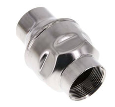 1 1/2'' NPT Stainless Steel 316 Check Valve FKM 0.03-16bar (0.44-232psi) - NSF ANSI 61