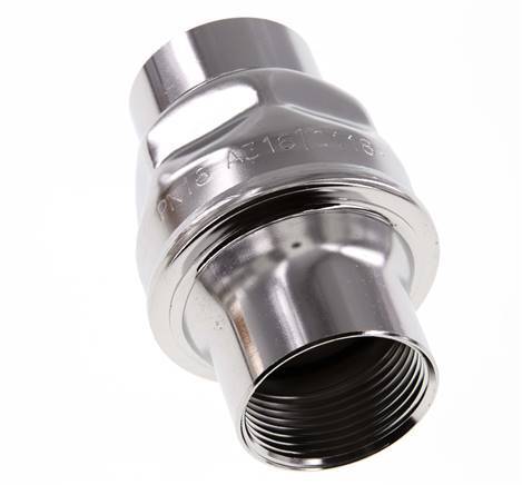 G1 1/4'' Stainless Steel 316 Check Valve FKM 0.03-16bar (0.44-232psi) - NSF ANSI 61 - Reinforced pin [6 Pieces]