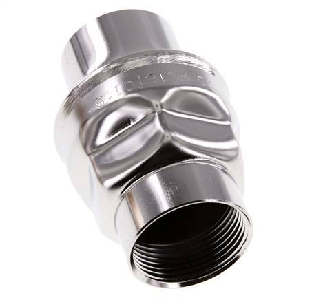 G1 1/4'' Stainless Steel 316 Check Valve FKM 0.03-16bar (0.44-232psi) - NSF ANSI 61