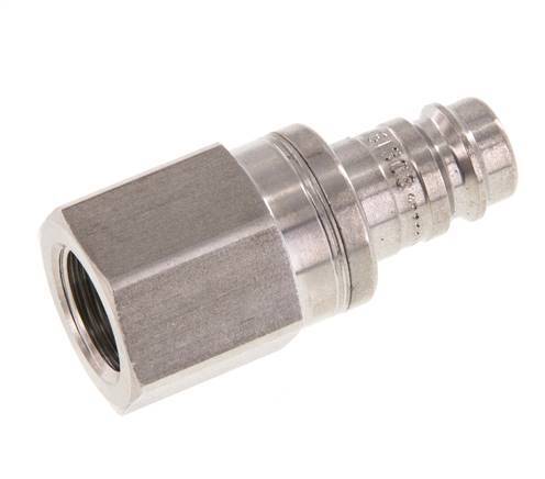 Stainless steel DN 10 Air Coupling Plug G 3/8 inch Female Double Shut-Off