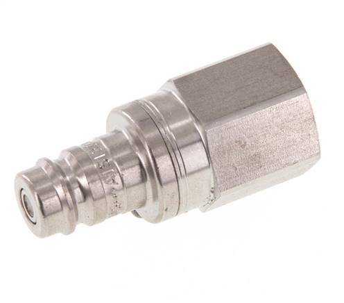 Stainless steel DN 10 Air Coupling Plug G 3/8 inch Female Double Shut-Off