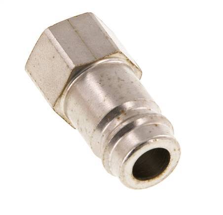 Hardened steel DN 10 Air Coupling Plug G 1/4 inch Female